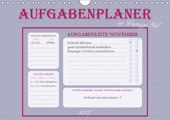 Calvendo prämiert Kalender mit Zusatzfunktion