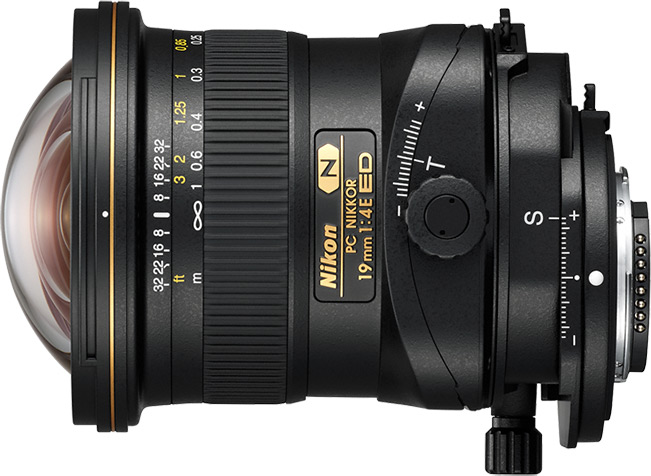 Neu bei Nikon: PC NIKKOR 19 mm 1:4E ED 