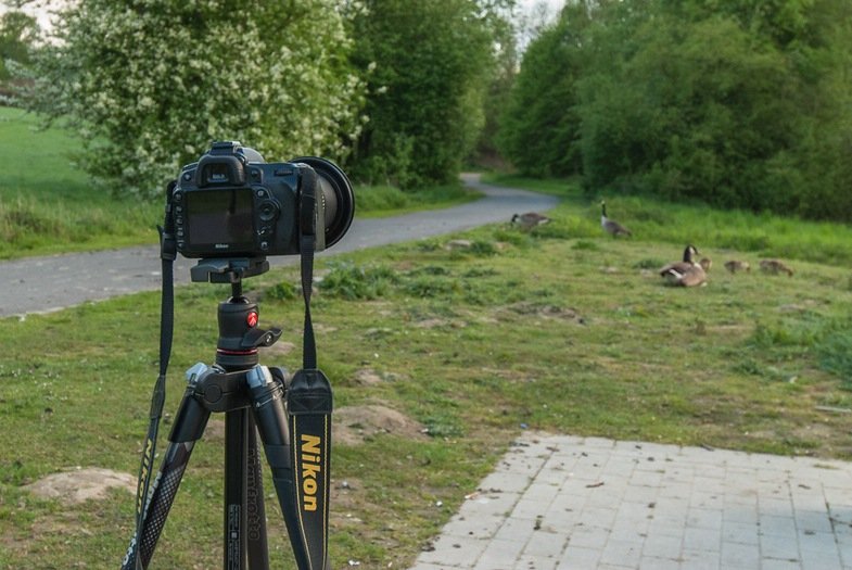 k_16 Stativ mit Polfilter Wasservo_gel Produkttest: Befree Aluminium Reisestativ von Manfrotto