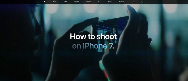Apple startet Website zur Fotografie mit dem iPhone 7