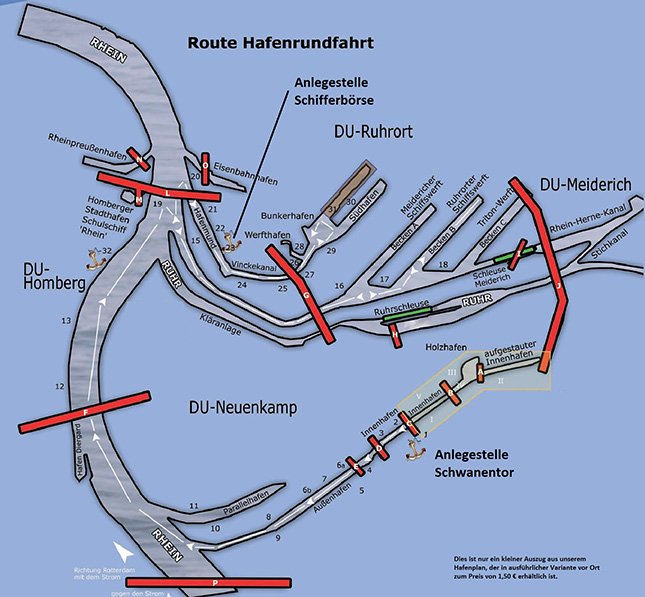 route-hafenrundfahrt-1 P+A2017: Hafentour mit der IG RuhrPOTTFotografie