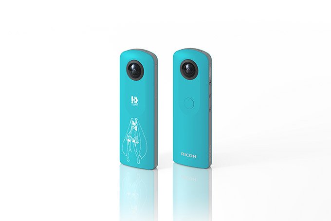 Miku_9_set_2 RICOH THETA SC Type HATSUNE MIKU Edition wird veröffentlicht