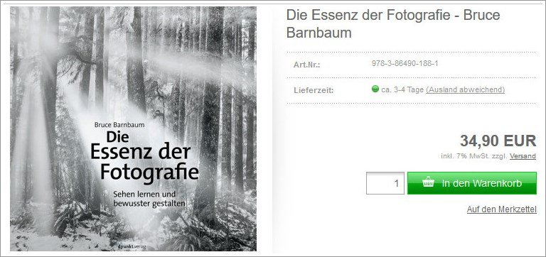 Die Essenz der Fotografie - Bruce Barnbaum