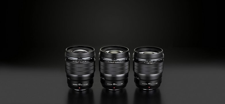 OLYMPUS DIGITAL CAMERA Olympus: Zwei neue Festbrennweiten für die M.Zuiko Digital 1:1.2 PRO Serie