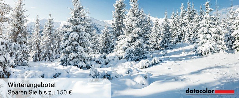 Winterangebote von Datacolor bis 22. Dezember 2017