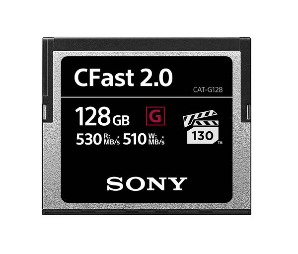 k_CFast Speicherkarte CAT-G128 von Sony Sony: neues CFast-Sortiment erweitert Angebot an Profi-Speicherkarten