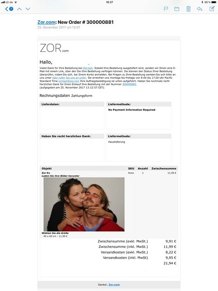 Produkttest: Fotodruck auf FOREX-Hartschaum bei ZOR.com