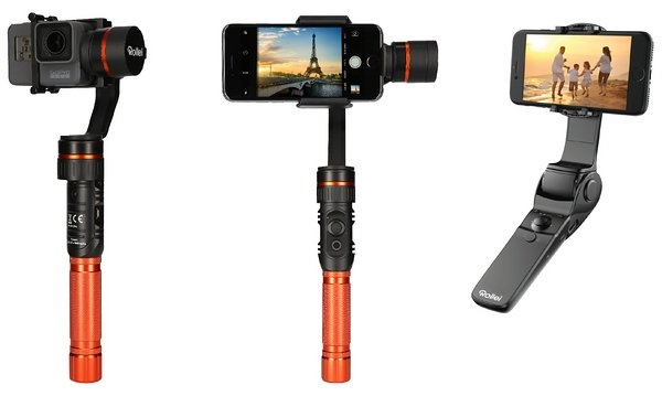 k_Vergleich Gimbals Rollei mit neuer 360 Grad Kamera auf der boot