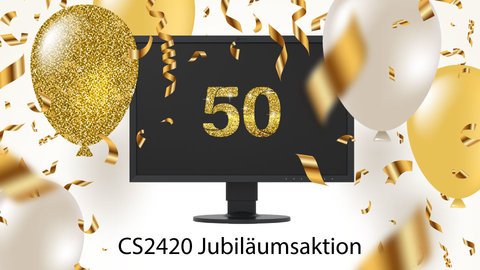 Jubiläums-Aktion: 50 Jahre EIZO - 50 Tage Spezialpreis