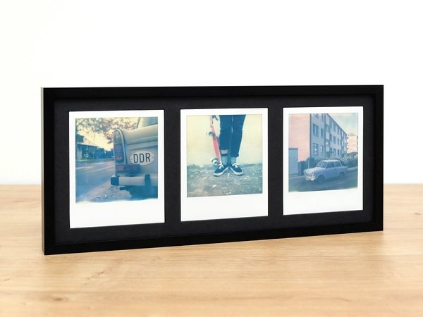 Mit HALBE Collage-Rahmen Polaroids stilvoll in Szene setzen