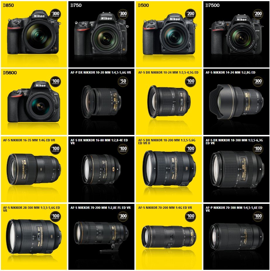 Nikon startet Cashback Aktion auf Kameras und Objektive › Netzwerk