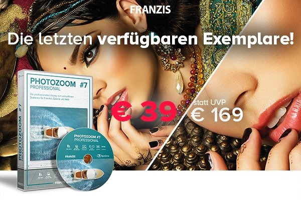 FRANZIS: PhotoZoom 7 professional zum Sonderpreis