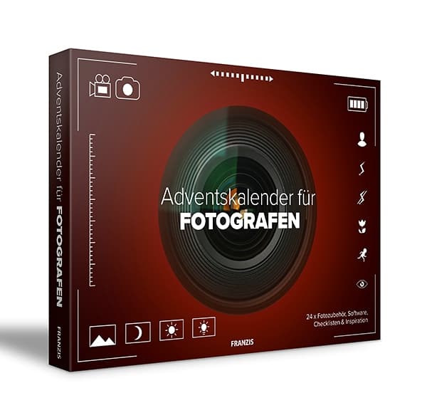 Drei Adventskalender für Fotografen. Produktbild Adventskalender für Fotografen