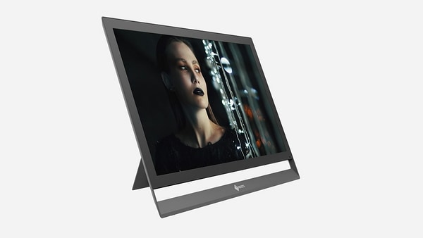 Neu: EIZO FORIS NOVA. Schrägansicht des Monitors