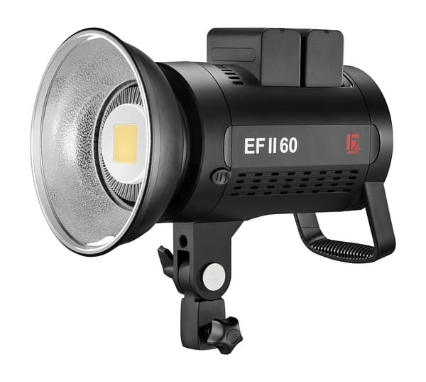 Neues LED-Dauerlicht EFII-60 von Jinbei. Seitenansicht