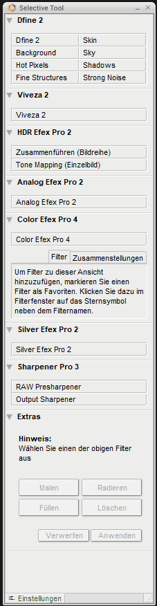 Die Nik Collection 2.3 by DxO und Adobe Photoshop