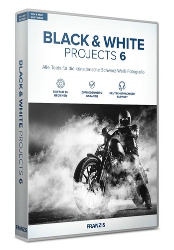 Cover Black & White projects: Das große Winter Fotopaket von FRANZIS