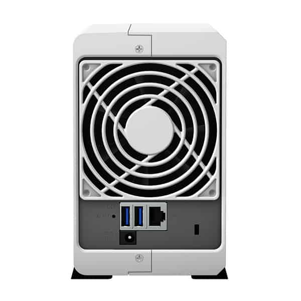 Synology DS220j NAS Rückansicht