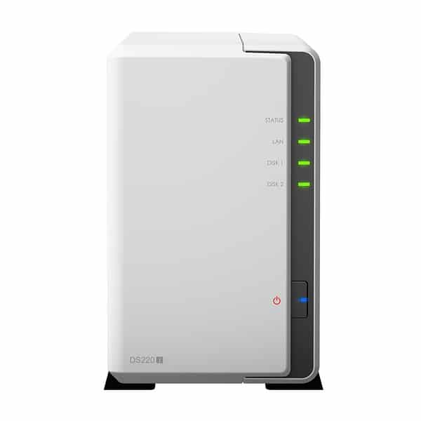 Synology DS220j NAS Frontansicht