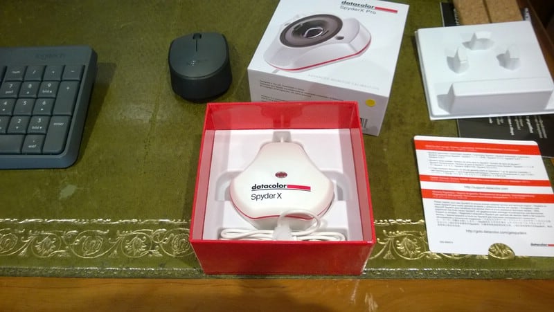 Testbericht Datacolor SpyderX Elite. Lieferumfang