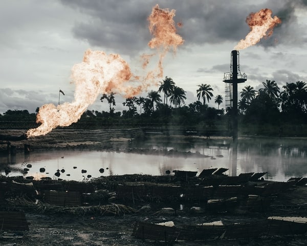 Natural Gas Flaring Site in Ughelli, Niger Delta, Nigeria. © Robin Hinsch, Germany, Finalist, Professional competition, Environment , 2020 Sony World Photography Awards SWPA