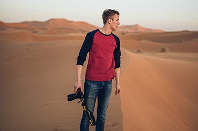 Workshopleiter Fabian Stoffers. SIGMA: Fotoworkshop Sport-Portraits am 3. April 2020