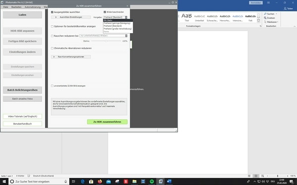 Produkttest: HDRsoft Photomatix Pro Screenshot