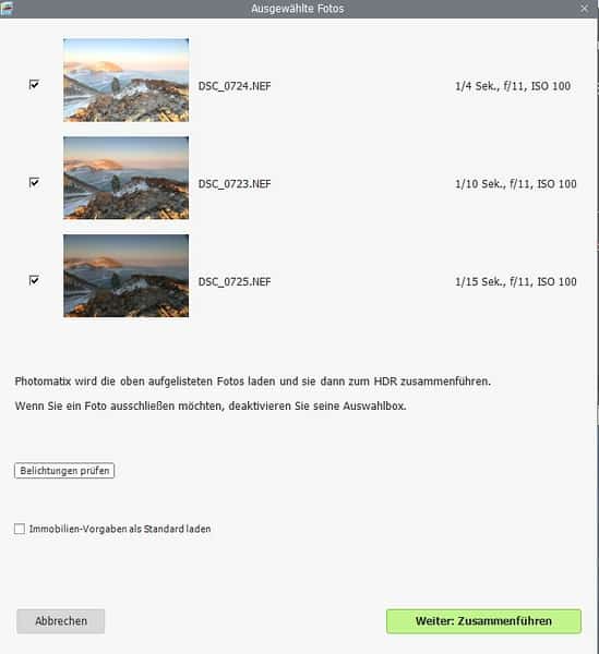 Produkttest: HDRsoft Photomatix Pro Screenshot
