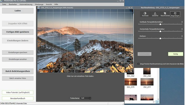 Produkttest: HDRsoft Photomatix Pro Screenshot
