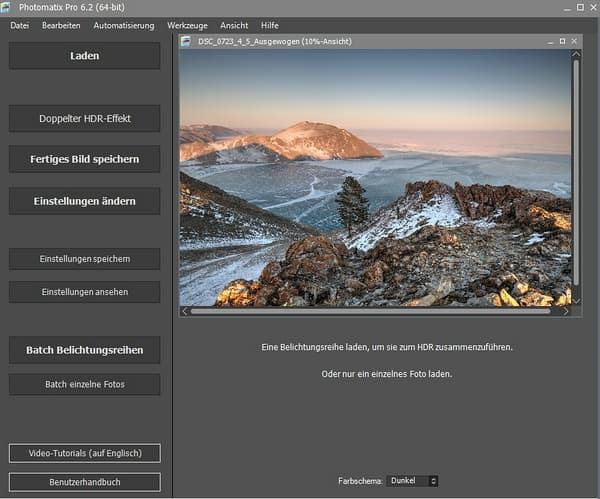 Produkttest: HDRsoft Photomatix Pro Screenshot