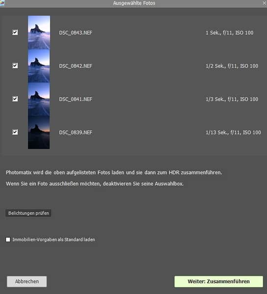 Produkttest: HDRsoft Photomatix Pro Screenshot