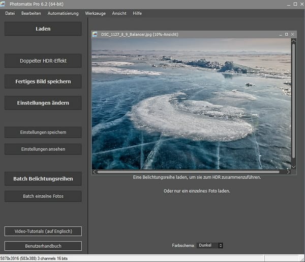 Produkttest: HDRsoft Photomatix Pro Screenshot