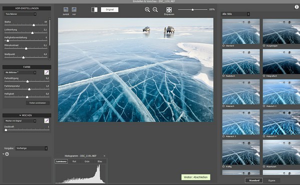 Produkttest: HDRsoft Photomatix Pro Screenshot