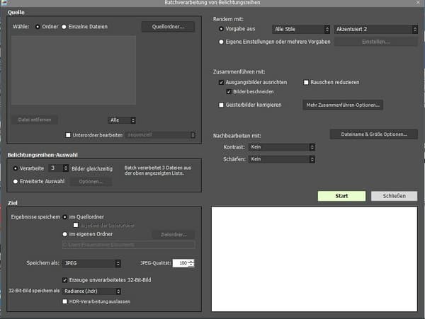Produkttest: HDRsoft Photomatix Pro Screenshot