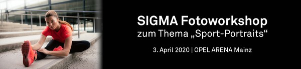 Bannergrafik zu SIGMA: Fotoworkshop Sport-Portraits am 3. April 2020