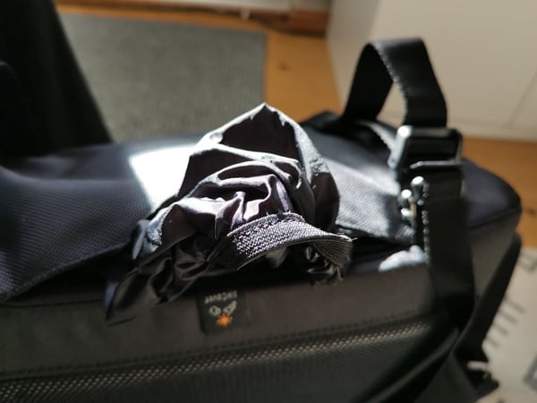 Staufach für Regenhaube der Messengertasche ProTactic MG 160 AW II von Lowepro