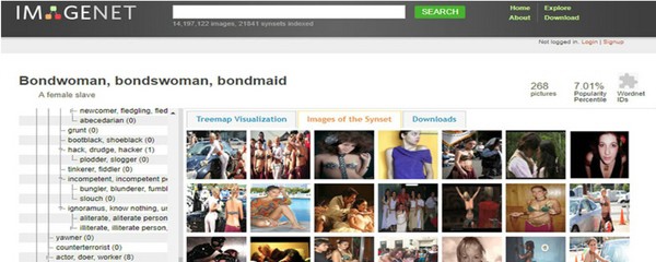 Screenshot IMAGENET