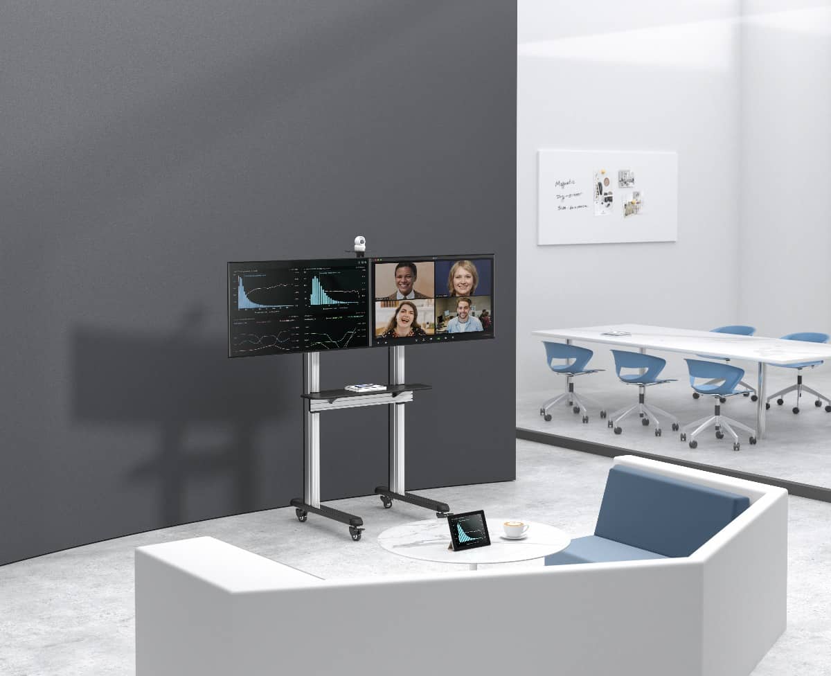 reflecta TV Stand 55VCD-Shelf im Konferenzraum