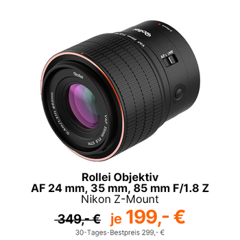 Rollei AF 24 mm F1.8 Festbrennweite für Nikon Z. 