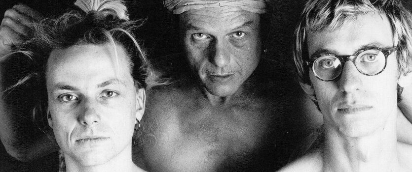 Paul Landers, Aljoscha Rompe und Christian Flake Lorenz der DDR Punk Band Feeling B