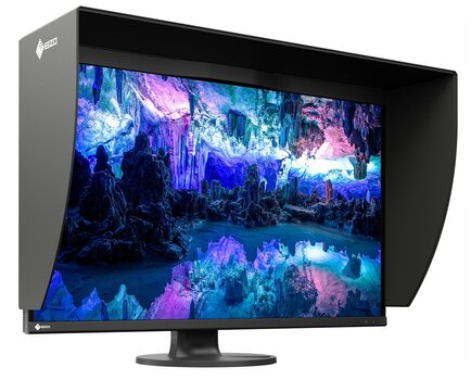 EIZO ColorEdge CG3200X mit 31,5-Zoll-QD-OLED-Display und Lichtschutzhaube EIZO ColorEdge CG3200X mit 31,5-Zoll-QD-OLED-Display und Lichtschutzhaube