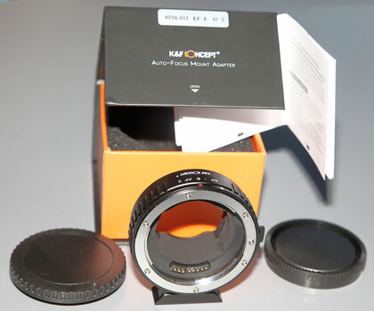K&F Autofokus-Adapter Canon EF auf Sony E