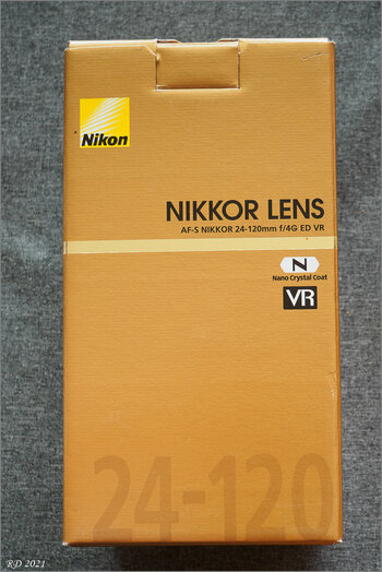 Originalverpackung und BDA für Nikkor 24-120/4 abzugeben -RESERVIERT-