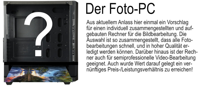 Symbolgrafik zum Artikel Foto-Rechner selbst zusammenstellen
