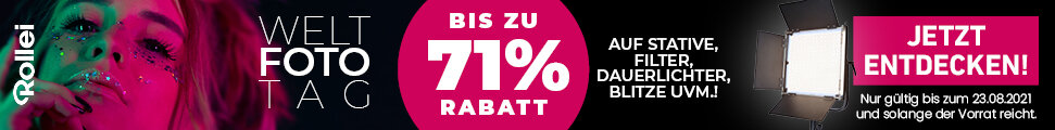 Rabattaktion bei Rollei zum Weltfototag Rabattaktion bei Rollei zum Weltfototag