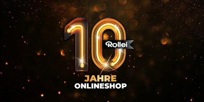 Grafik 10 Jahre Rollei-Onlineshop, Aktion vom 01.-05.10.2021