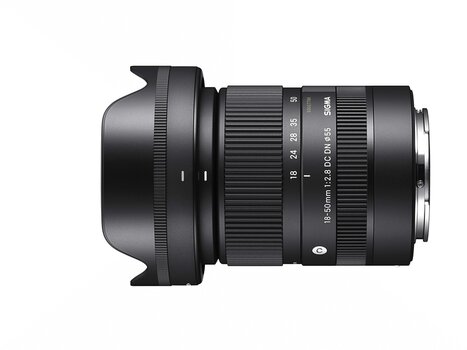 Produktbild seitlich: SIGMA 18-50mm F2.8 DC DN | Contemporary Produktbild seitlich: SIGMA 18-50mm F2.8 DC DN | Contemporary