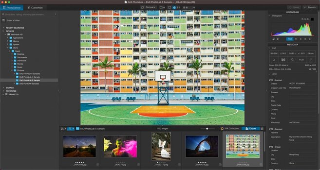 Screenshot DxO PhotoLab5 Screenshot DxO PhotoLab5