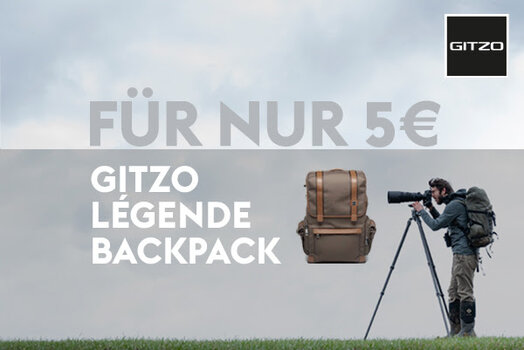 Grafik Gitzo Legende Backpack Aktion
