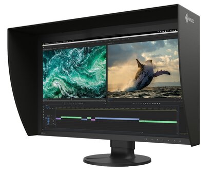 Produktbild schräg seitlich EIZO Monitor ColorEdge CG2700S 